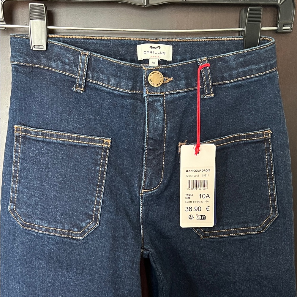 Cyrillus Girls High Rise Dark Blue Jeans